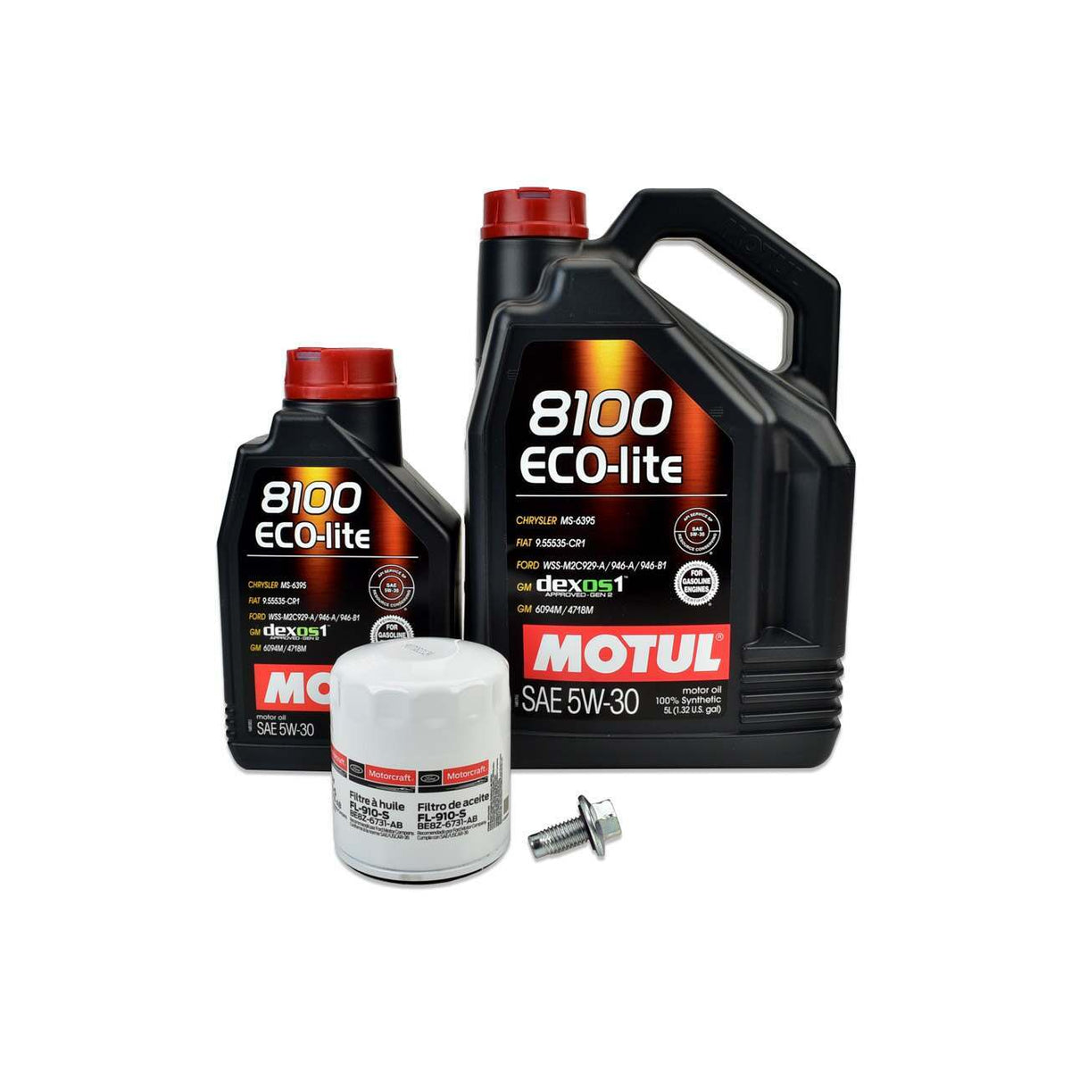 IAG Performance Motul 5W30 Eco-Lite Engine Oil Change Package (2021-2025 Ford Bronco) - IAG-MNT-F1011