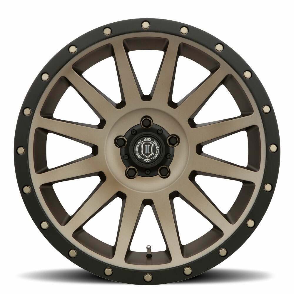 Icon ALLOYS COMPRESSION BRONZE - 20 X 10 / 5 X 5 / -12MM / 5" BS (2007-2022 Gladiator, Wrangler JK, Wrangler) - 2020107350BR