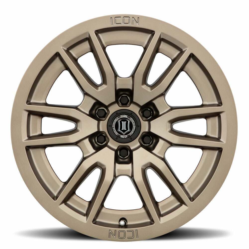 Icon ALLOYS VECTOR 6 BRONZE - 17 X 8.5 / 6 X 120 / 0MM / 4.75" BS (2015-2022 Colorado, Canyon) - 2417859447BR