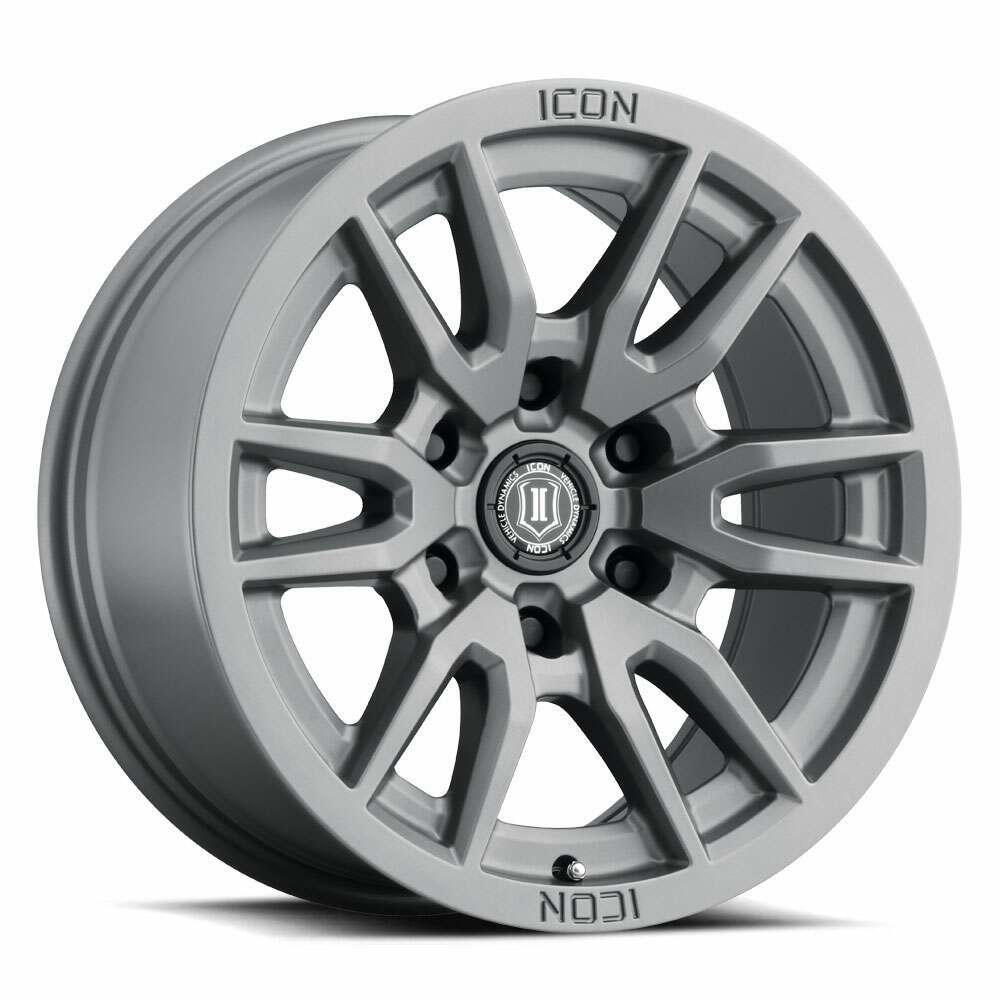 Icon ALLOYS VECTOR 6 TITANIUM - 17 X 8.5 / 6 X 120 / 0MM / 4.75" BS (2015-2022 Colorado, Canyon) - 2417859447TT