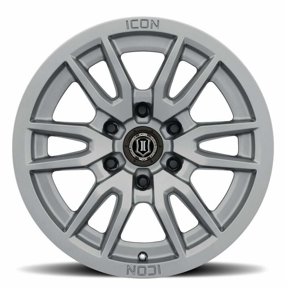 Icon ALLOYS VECTOR 6 TITANIUM - 17 X 8.5 / 6 X 120 / 0MM / 4.75" BS (2015-2022 Colorado, Canyon) - 2417859447TT