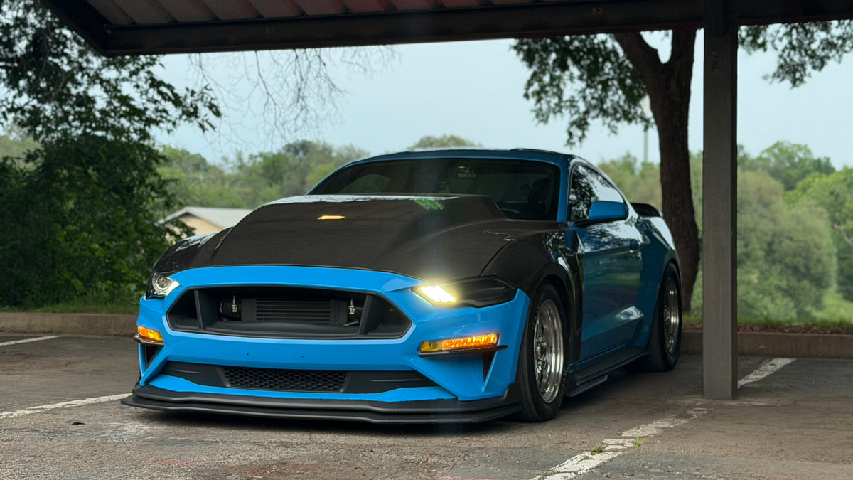 Lenz Composites V2 LED headlight intake duct
