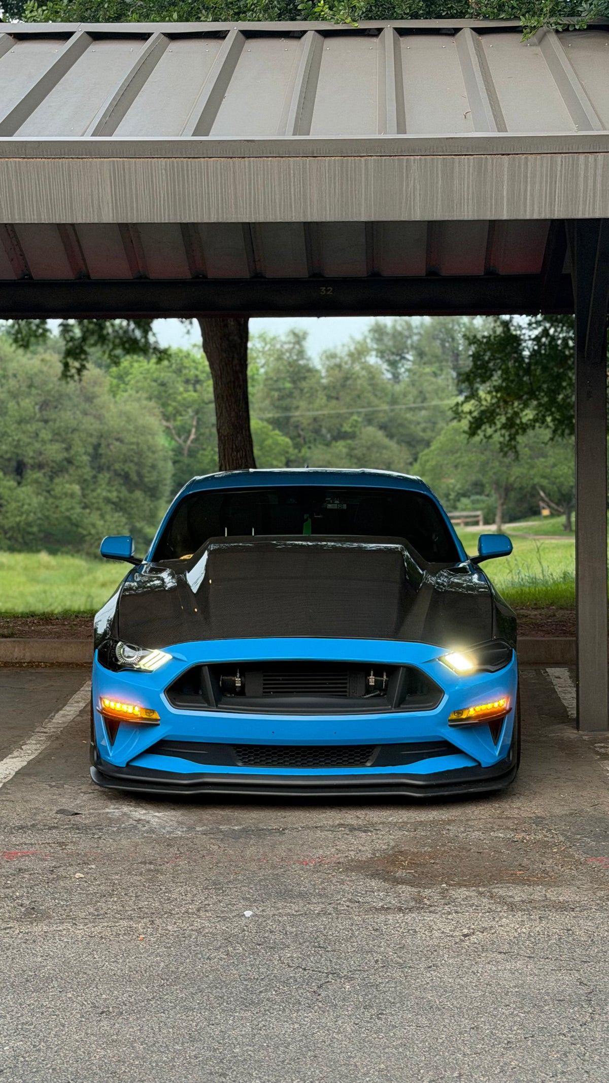 Lenz Composites V2 LED headlight intake duct