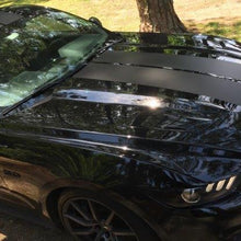 Anchor Room GT350 Precut 9" Racing Stripe Kit - With Satellite Antenna , Gloss Black(2016-2020 GT350) - 16FS_RSWSX-38