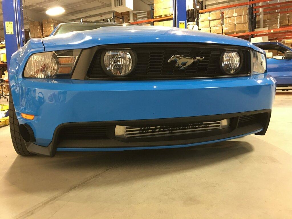 On3 Performance 2011 – 2014 Mustang GT / EB Front Aluminum Bumper Support & Integrated   Intercooler Mount - BS