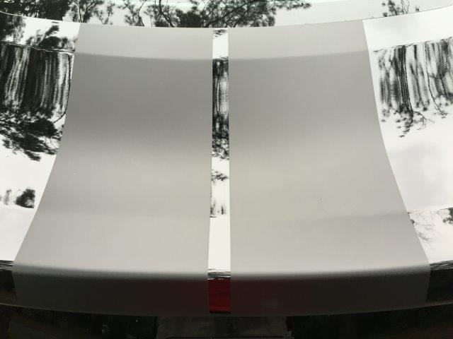 Anchor Room GT350 Precut 9" Racing Stripe Kit - No Satellite Antenna , Matte Black(2016-2020 GT350) - 16FS_RSWSX-12