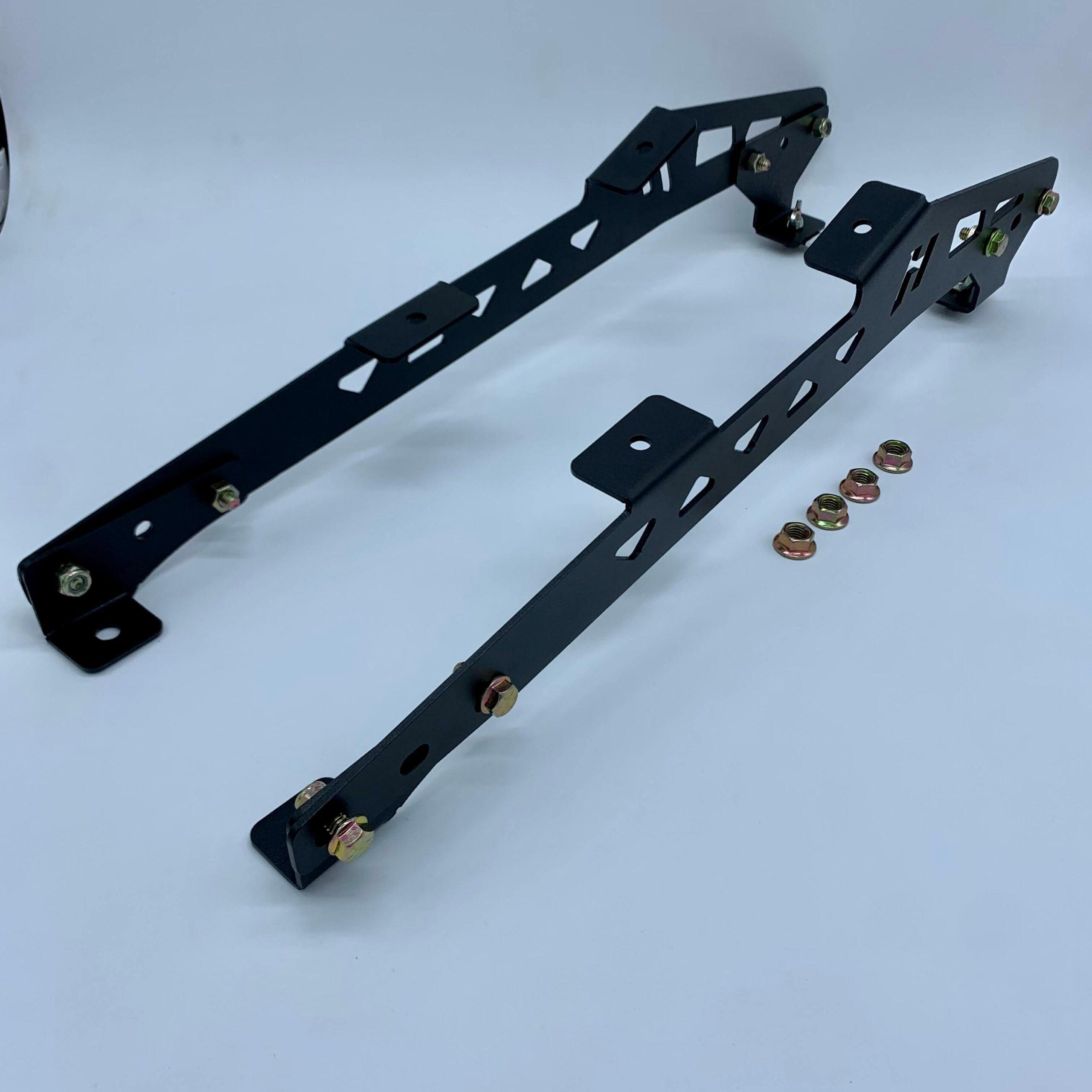 Henderson Race Shop Kirkey Pro Street Seat Mounts for 1997-2025 C5, C6, C7 and C8 Corvettes - Driver & Passenger Sets - HRS50061B