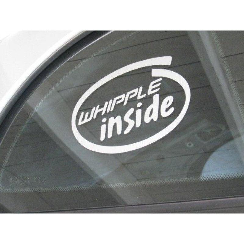 Anchor Room Whipple Inside Cursive Decal - Silver - DCL_WHIPINS_S