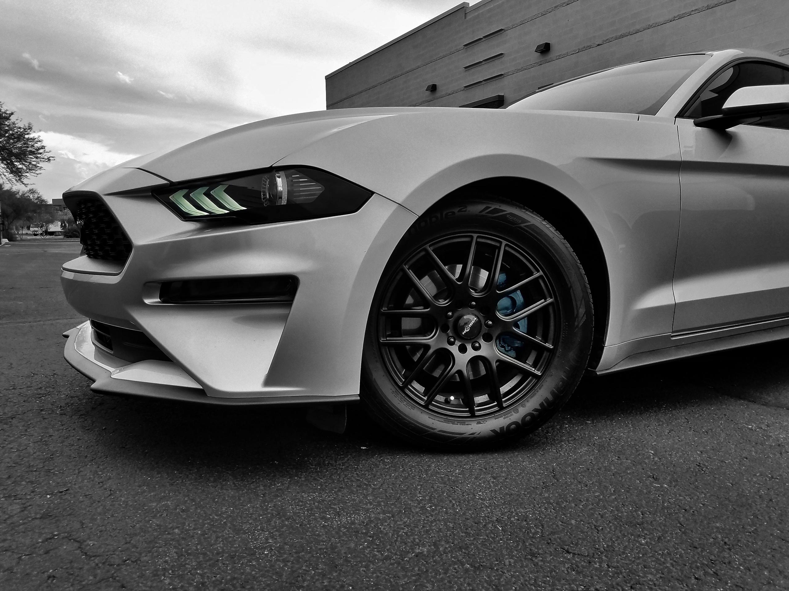 Anchor Room Front Side Marker/Fog Light Lens Vinyl Tint - Lighter (50%) - Light (2018-2023 Mustang) - 18FM_FM_50%