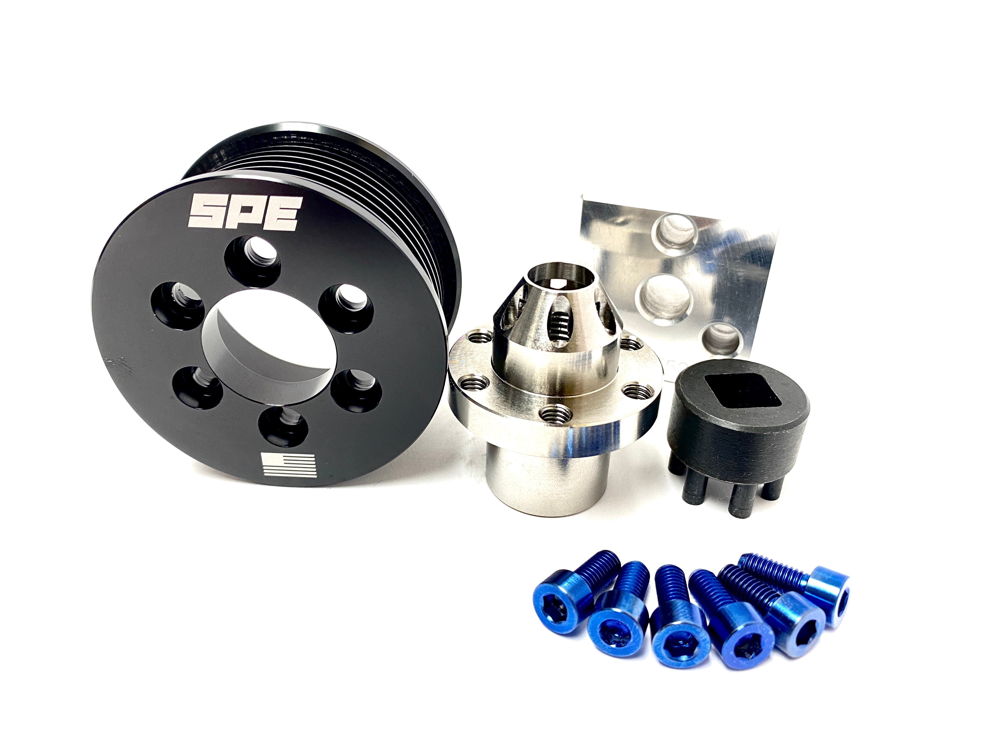 Snyder Performance Engineering Pulley Kit w/Titanium Hub & Install Tools (2023+ Ford F-150 Raptor R)