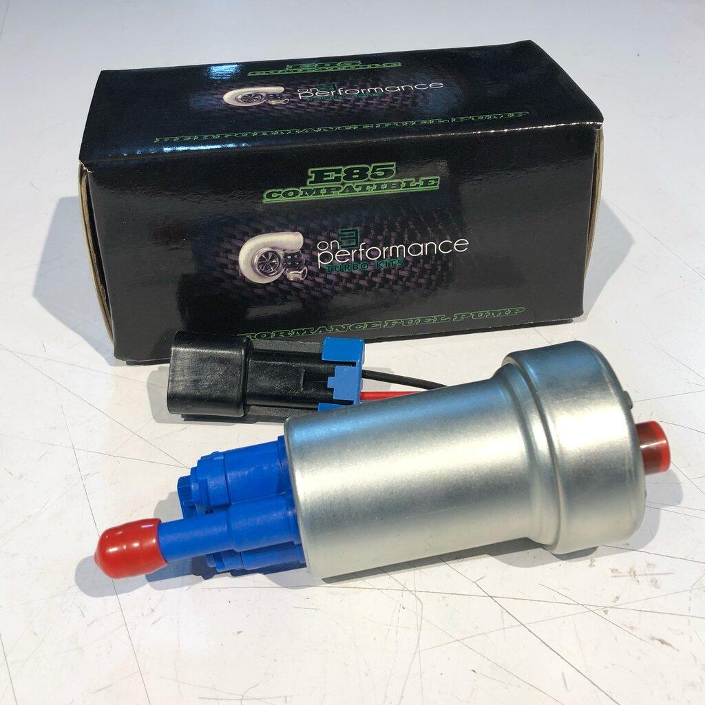 On3 Performance  525lph High Volume Fuel Pump – Gasoline / E85 - 525