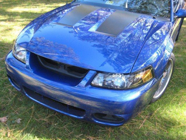Anchor Room Hood Center Decal Kit (2003-2004 Cobra) - Silver - 03FC_HCC_S