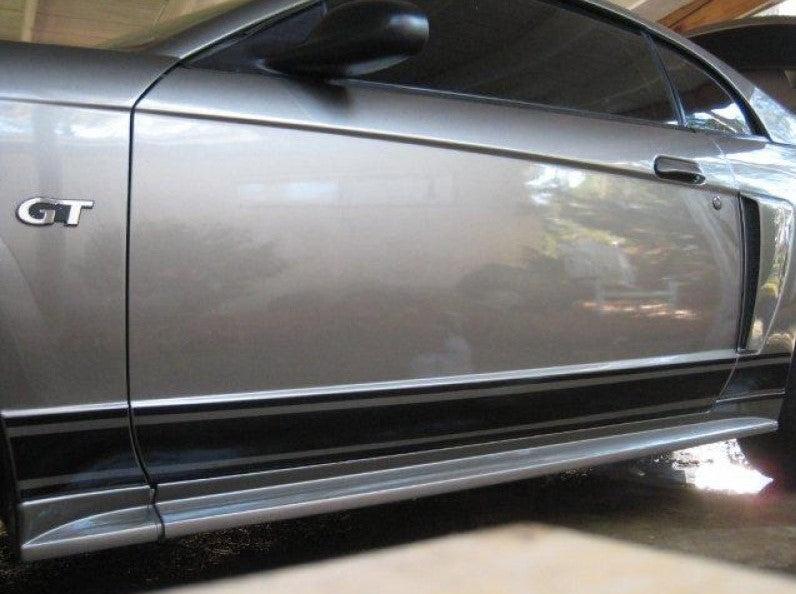 Anchor Room Rocker Panel Decals Reverse (1999-2004 Mustang) - Red  - 99FM_RPR_R