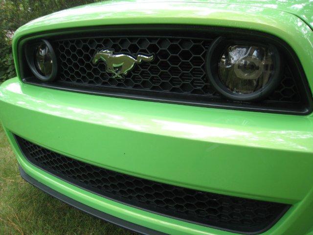 Anchor Room Fog Light Lens Vinyl Tint (2013-2014 Mustang GT) - Red Tint - 13FM_FL_GT_R