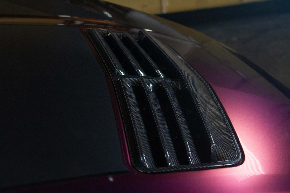 APR Performance Carbon Fiber Hood Vent (2024-2026 Mustang) - CF-202405
