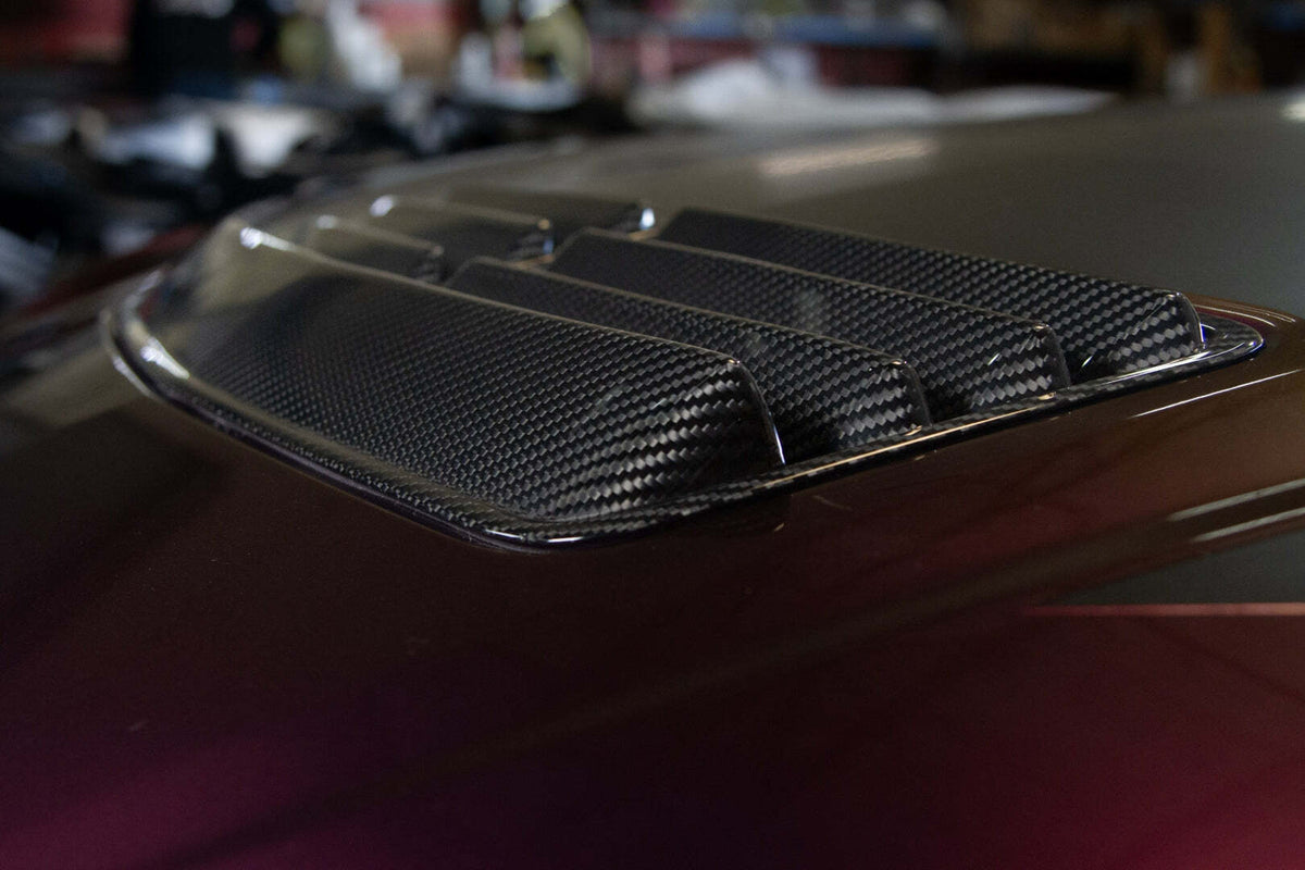 APR Performance Carbon Fiber Hood Vent (2024-2026 Mustang) - CF-202405