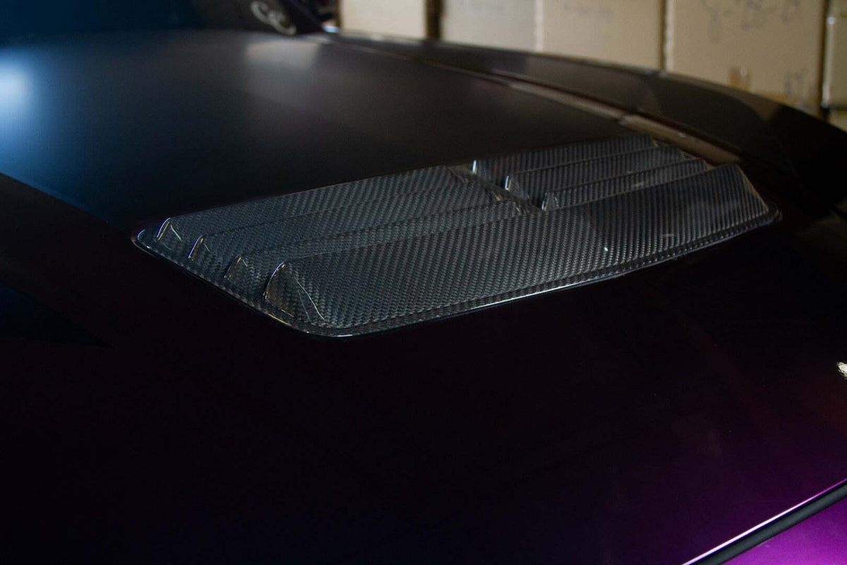 APR Performance Carbon Fiber Hood Vent (2024-2026 Mustang) - CF-202405