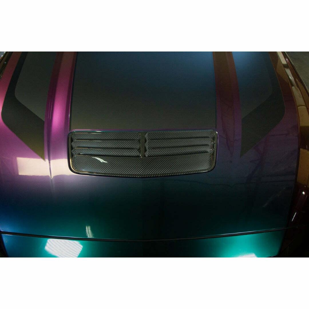 APR Performance Carbon Fiber Hood Vent (2024-2026 Mustang) - CF-202405