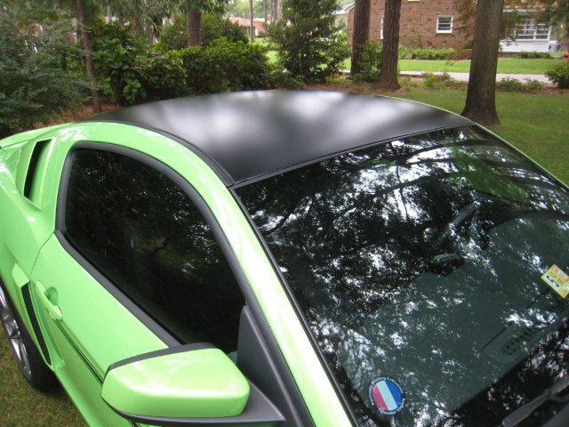 Anchor Room Roof Black Out Vinyl (2010-2014 Mustang) - Gloss Black - 10FM_RBOP_G