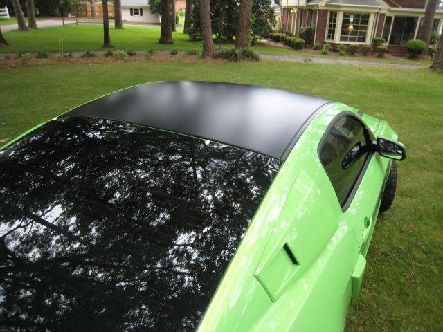 Anchor Room Roof Black Out Vinyl (2010-2014 Mustang) - Gloss Black - 10FM_RBOP_G