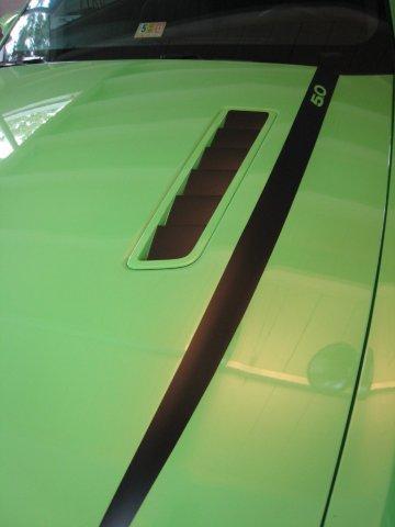 Anchor Room Hood Line Accents (2013-2014 Mustang GT) - Azure , 302 - 13FM_HL3_GB