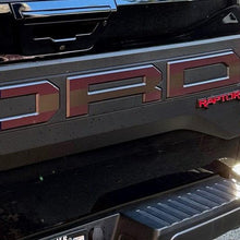 Anchor Room Tailgate Letter Overlays (2017-2020 Raptor) - Competition Orange - 17FR_TGL_CO