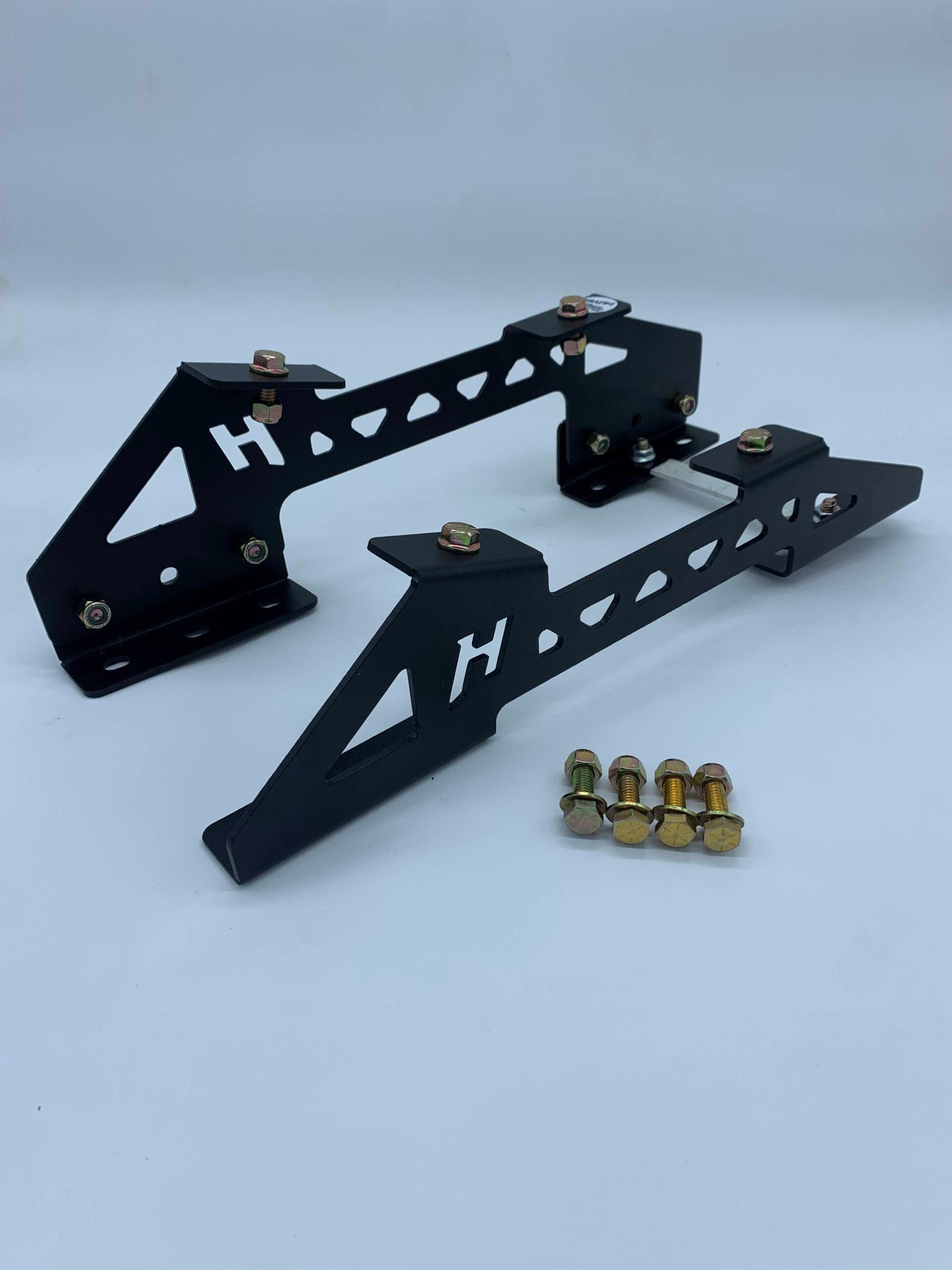 Henderson Race Shop Kirkey Pro Street Seat Mounts for 1967-1976 A body Duster, Dart, Demon, Scamp and Valiant - Driver Set - HRS50075D