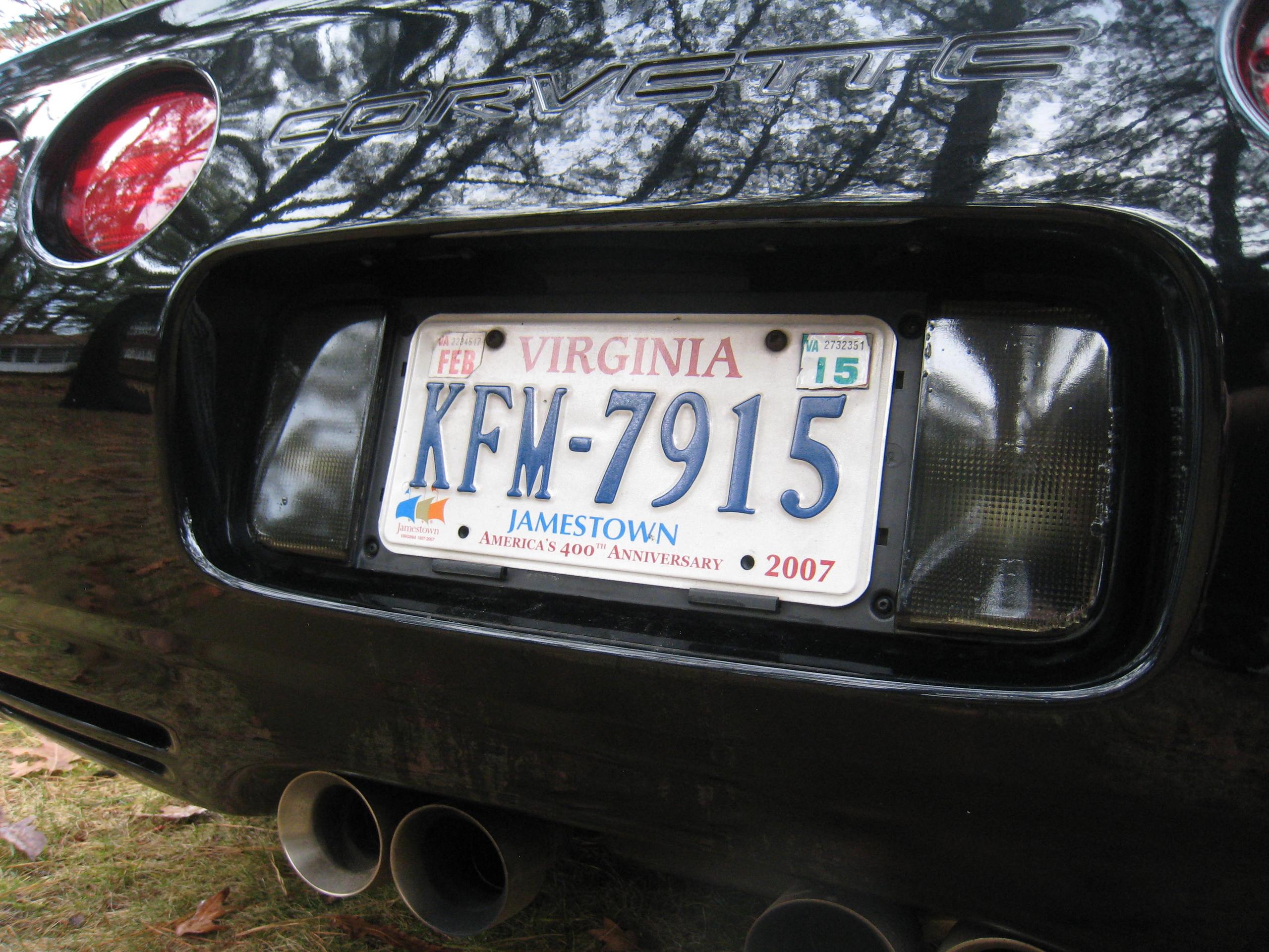 Anchor Room Reverse Light Lens Vinyl Tint - (1997-2004 Corvette) - 97CV_RL