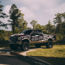 Anchor Room We The People Large Side Tattered American Flag (1999-2007 F-250) - Gloss Black - 99F2_WTPSF_G