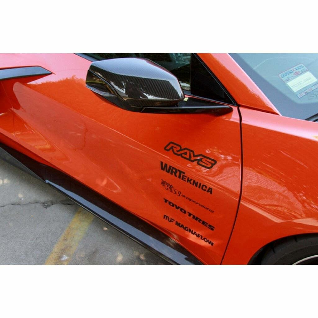 APR Performance Carbon Fiber Side Rocker Extensions C8 (2020+ Corvette C8) - FS-208005