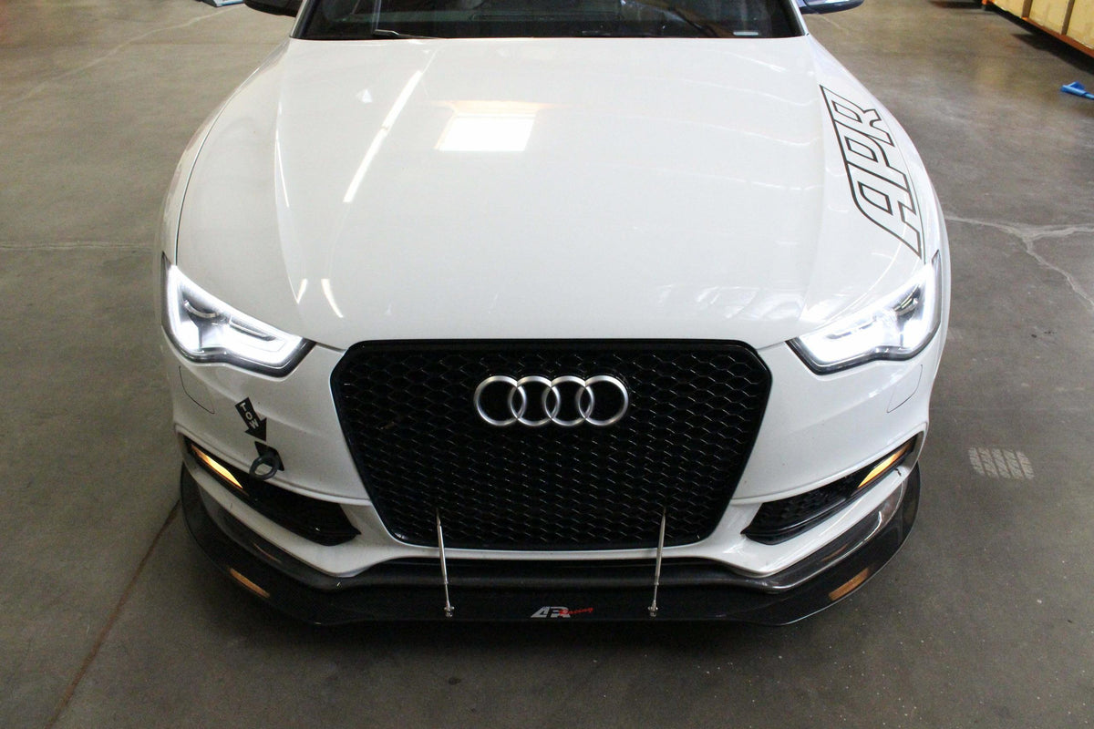 APR Carbon Fiber Wind Splitter With Rods (2009-2012 S5) - CW-505012