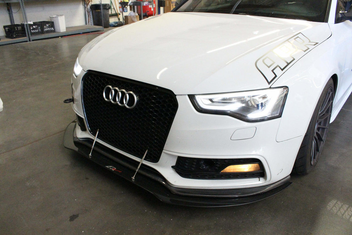 APR Carbon Fiber Wind Splitter With Rods (2009-2012 S5) - CW-505012