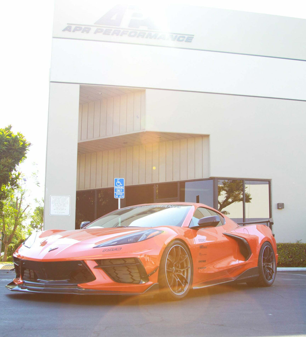 APR Carbon Fiber Front Bumper Center Bezel (2020-2021 Corvette C8) - CBX-C8SBEZEL