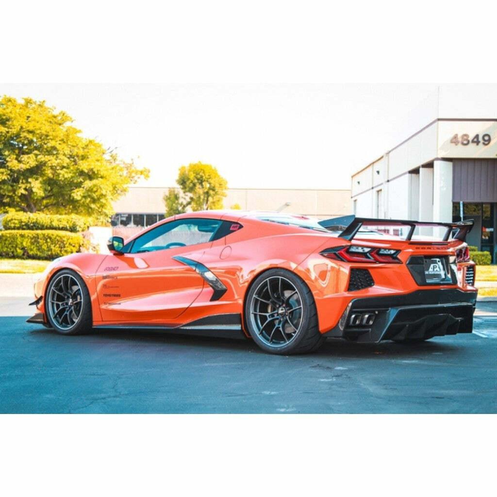 APR Performance Carbon Fiber Side Rocker Extensions C8 (2020+ Corvette C8) - FS-208005