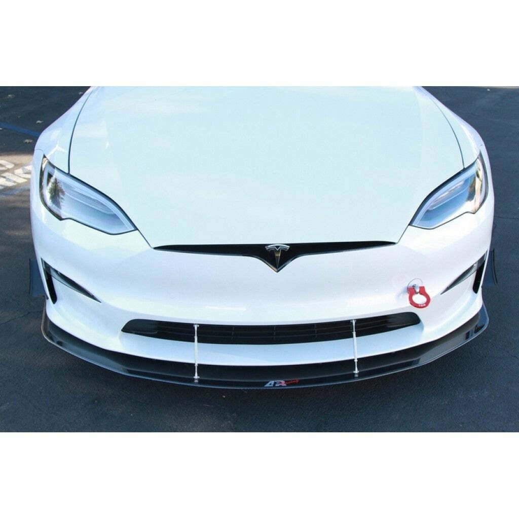 APR Performance Carbon Fiber Wind Splitter With Rods (2021+ Model S Plaid) - CW-266021