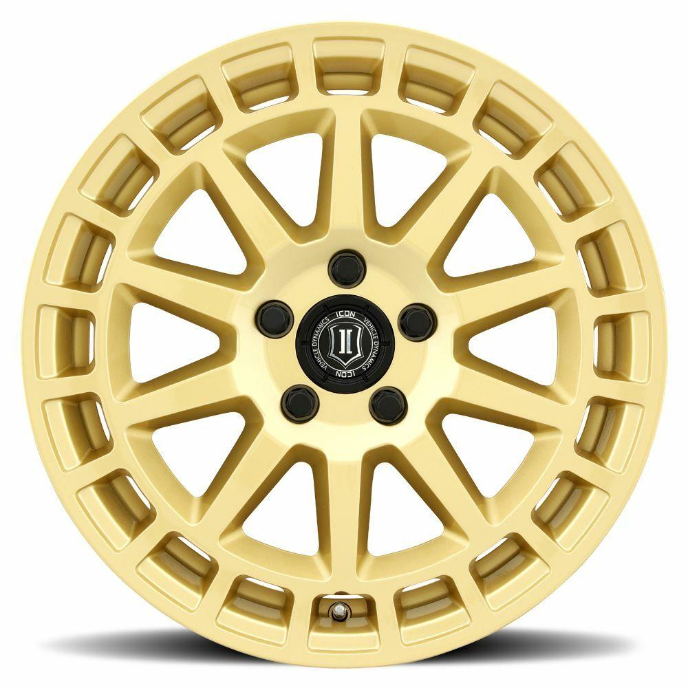 Icon ALLOYS JOURNEY GLS GLD - 17 X 8 / 5 X 100 / 38 MM / 6" BS (1998-2022 XV Crosstrek, Crosstrek, Forester, Outback) - 7117805060GG