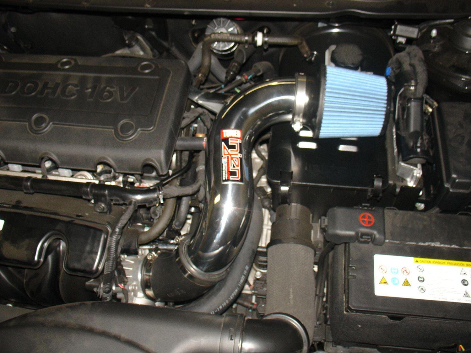 Injen IS short ram air intake system with SuperNano-Web Dry Air filter and air box cover (2009-2013 Forte 2.4L) - IS1321BLK