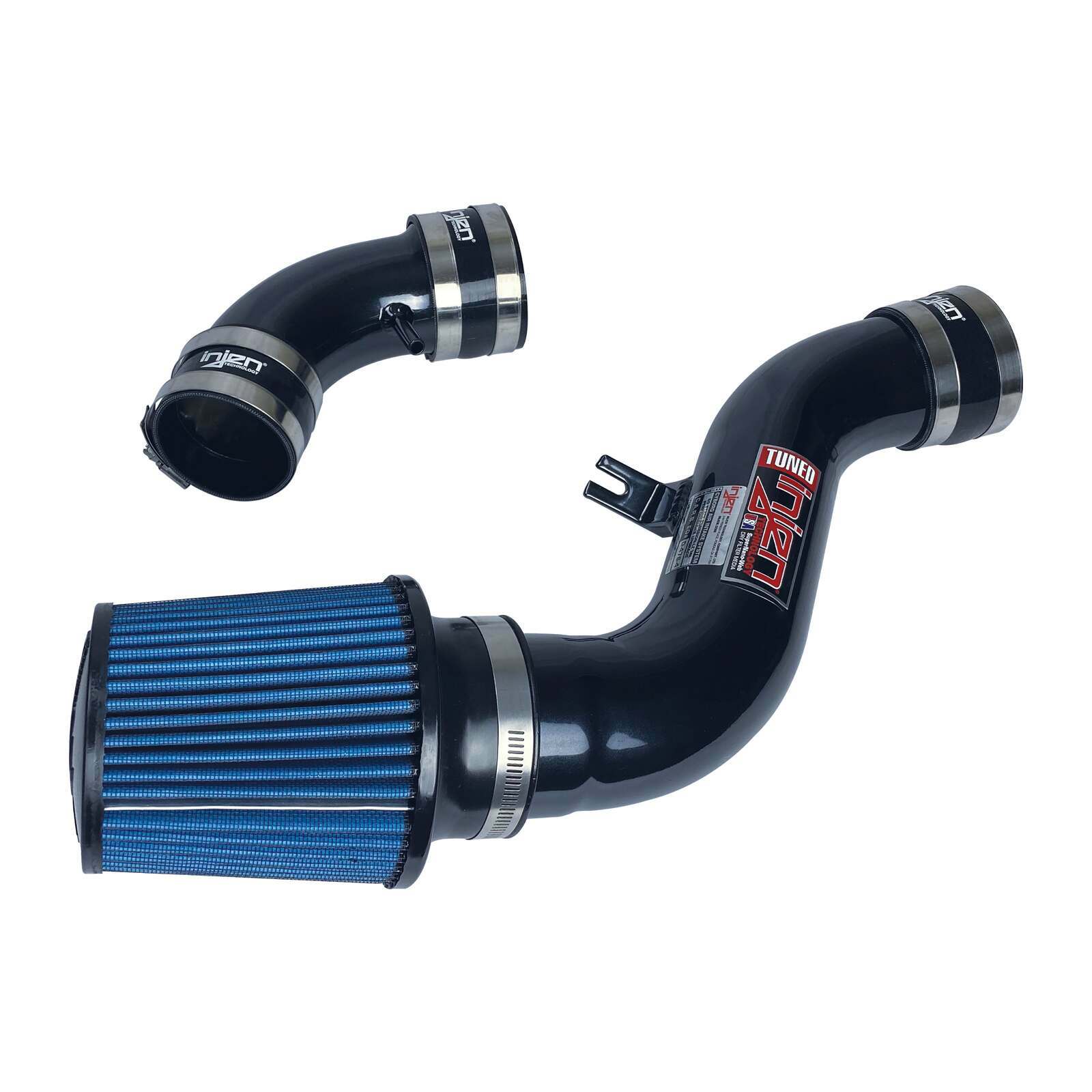 Injen IS short ram air intake system with SuperNano-Web Dry Air filter (2003-2004 Tiburon 2.7L) - IS1375BLK