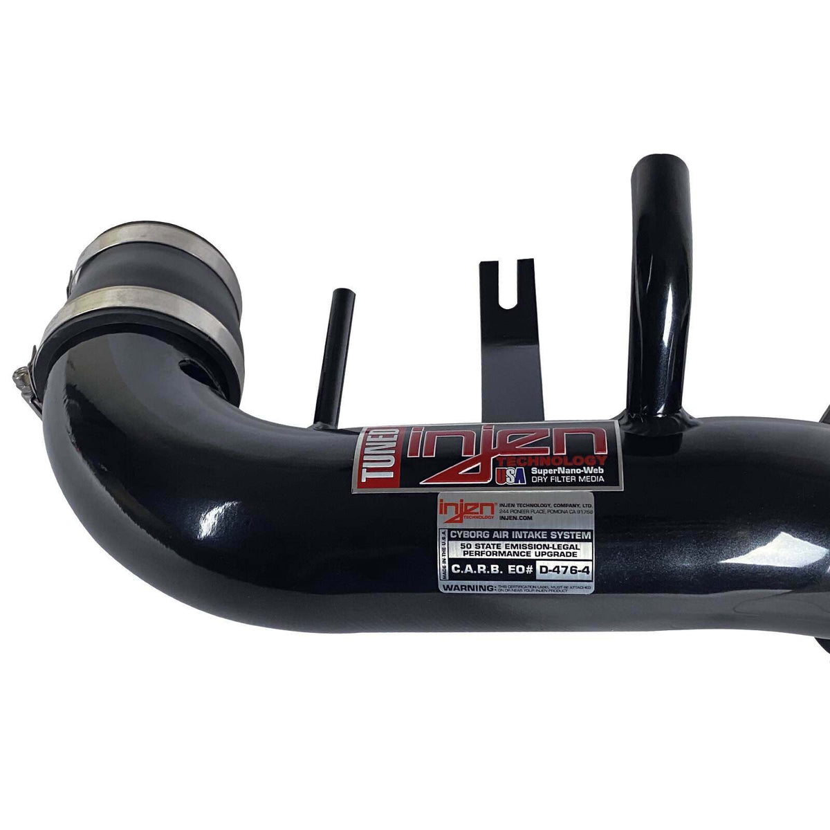 Injen IS short ram air intake system with SuperNano-Web Dry Air filter (2002-2006 RSX 2.0L) - IS1471BLK