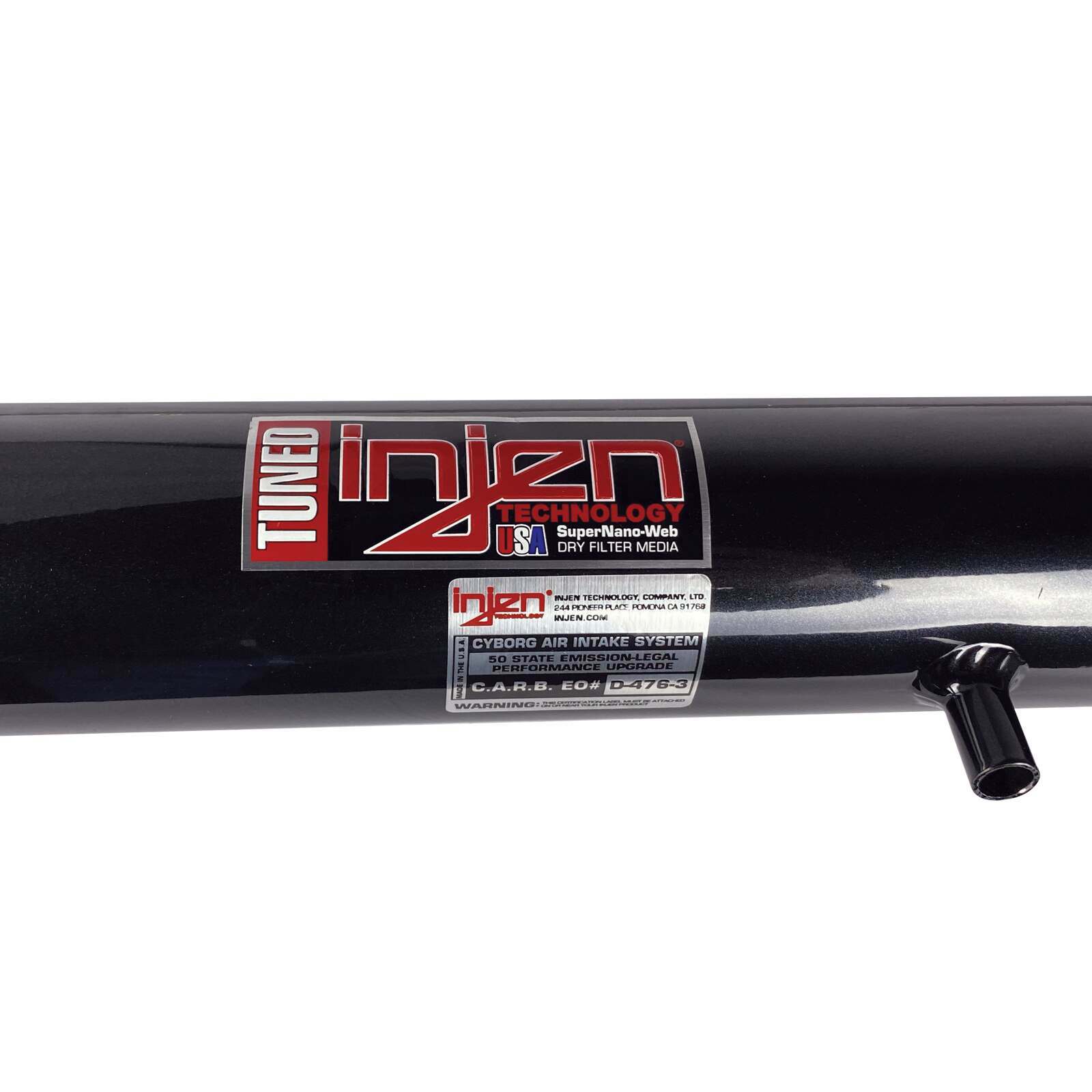 Injen IS short ram air intake system with SuperNano-Web Dry Air filter (1996-2000 Civic CX, Civic DX, Civic LX 1.6L) - IS1545BLK
