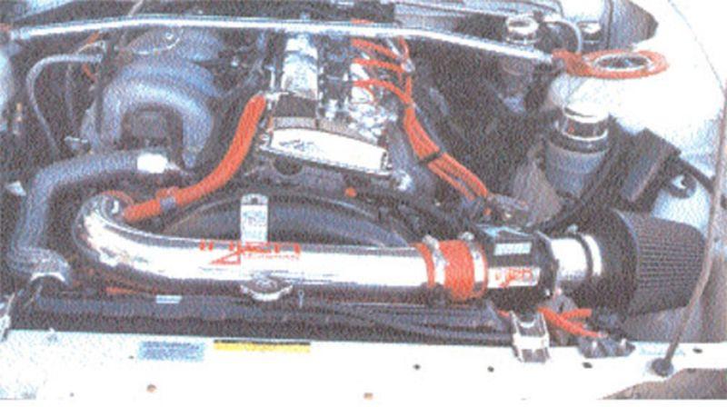 Injen IS short ram air intake system with SuperNano-Web Dry Air filter (1995-1996 240SX 2.4L) - IS1900P