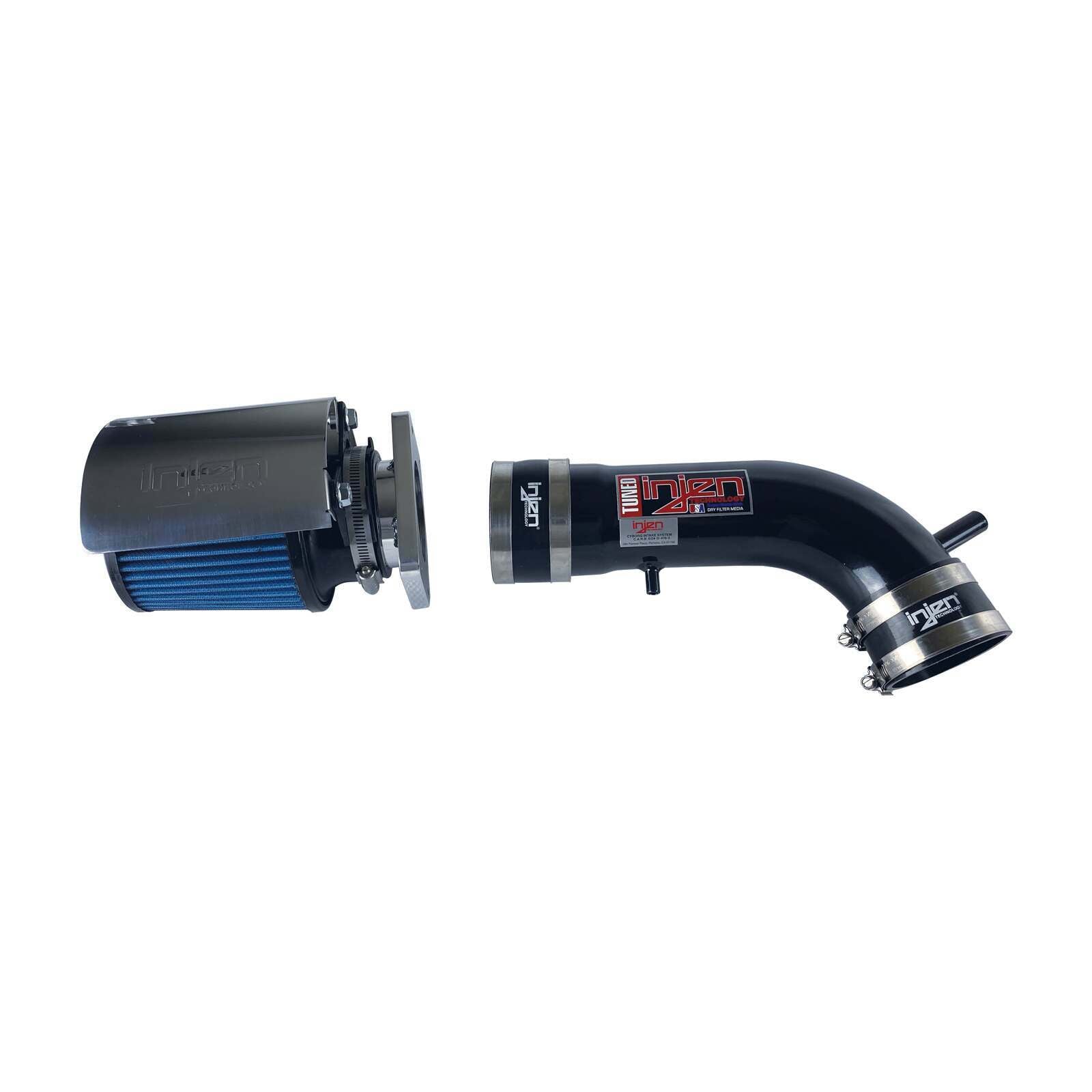 Injen IS short ram air intake system with SuperNano-Web Dry Air filter and heat-shield (1992-1995 GS300, SC300, Supra 3.0L) - IS2083BLK