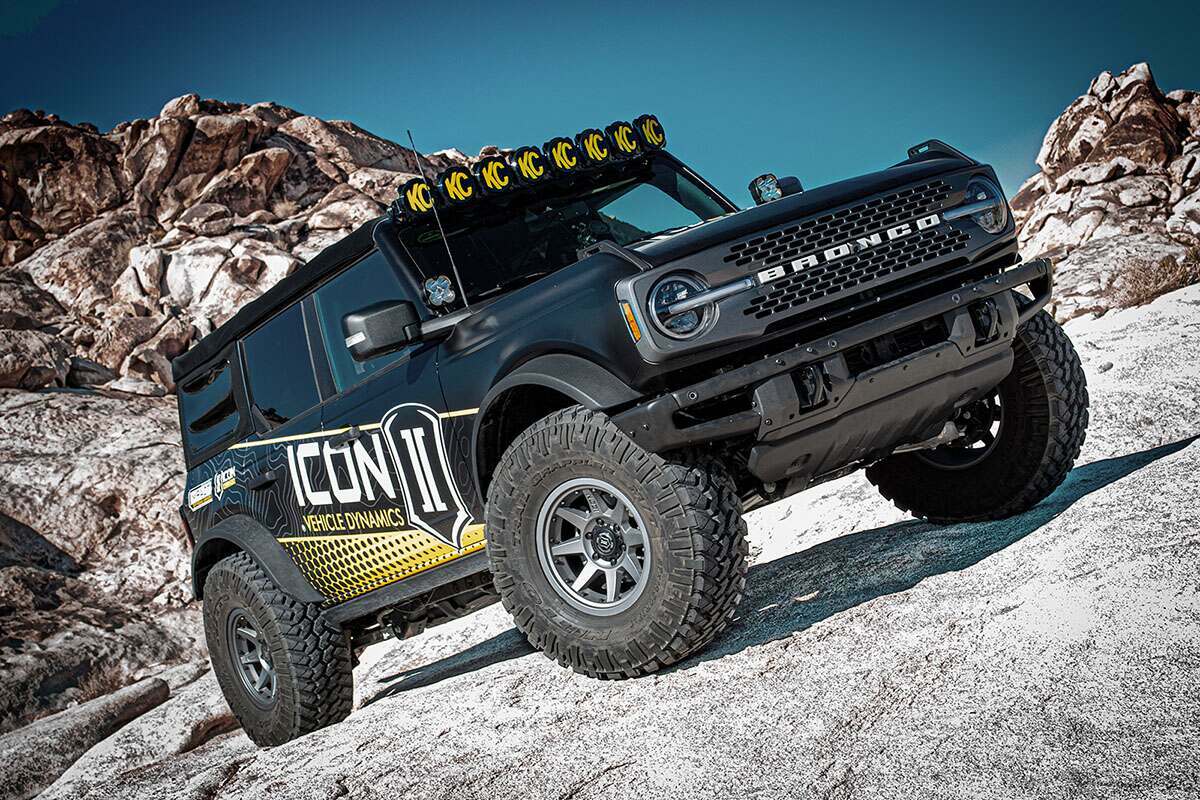 Icon 21-23 Bronco Rear 2.5 Vs Rr Cdxs Coilover Kit Heavy Rate Spring - 48711X