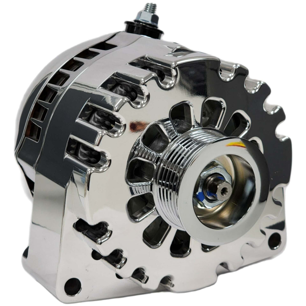 MECHMAN Chrome high output 170 amp billet alternator GM LS engine swap - B8206170C