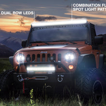Raxiom 07-18 Jeep Wrangler JK 50-Inch Straight Dual Row LED Light Bar Flood/Spot Combo Beam - J106721