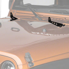 Raxiom 24-Inch Light Bar Hood Mounting Brackets (2007-2018 Wrangler, Wrangler JK) - J106738