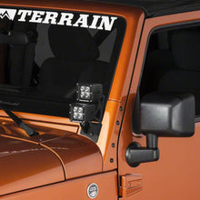 Raxiom Windshield Mounted Dual Light Brackets (2007-2018 Wrangler, Wrangler JK) - J106739