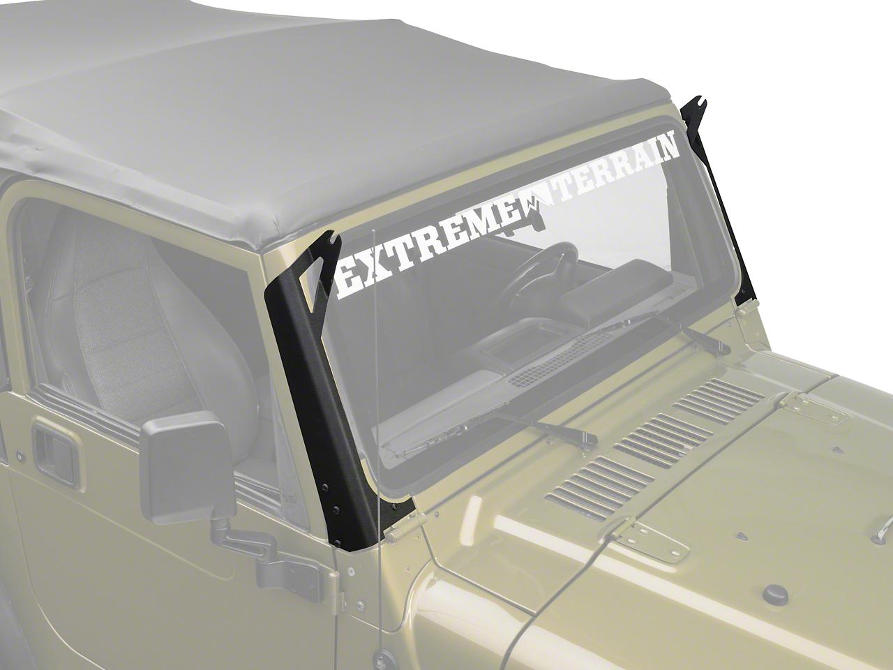 Raxiom 50-Inch Led Light Bar Windshield Mount (1997-2006 Wrangler) - J106745