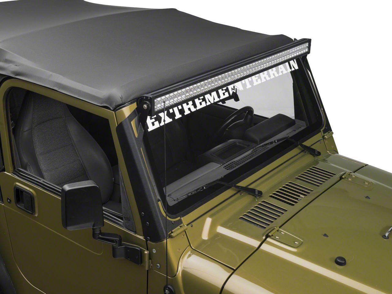 Raxiom 50-Inch Led Light Bar Windshield Mount (1997-2006 Wrangler) - J106745