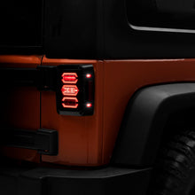 Raxiom 07-18 Jeep Wrangler JK LED Tail Lights- Black Housing (Smoked Lens) - J106751